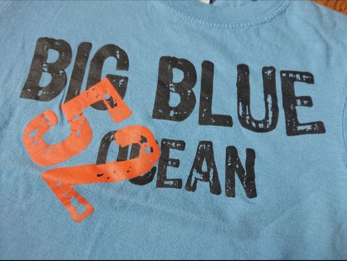 T-shirt mc bleu océan 6 ans garçon - photo numéro 3