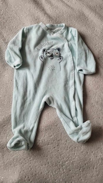 Pyjama velours 6 mois garçon