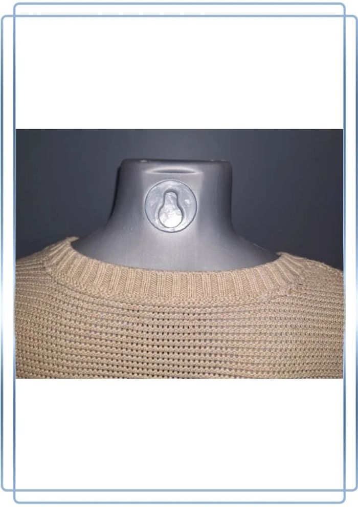 Pull vintage col V tommy hilfiger beige - homme - taille XL (125) - photo numéro 6