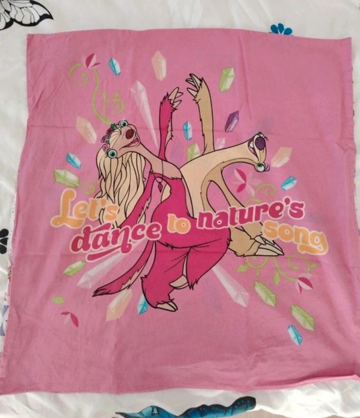 1 housse de couette et taie 1 taie d'oreiller recto verso l'âge de glace - photo numéro 3