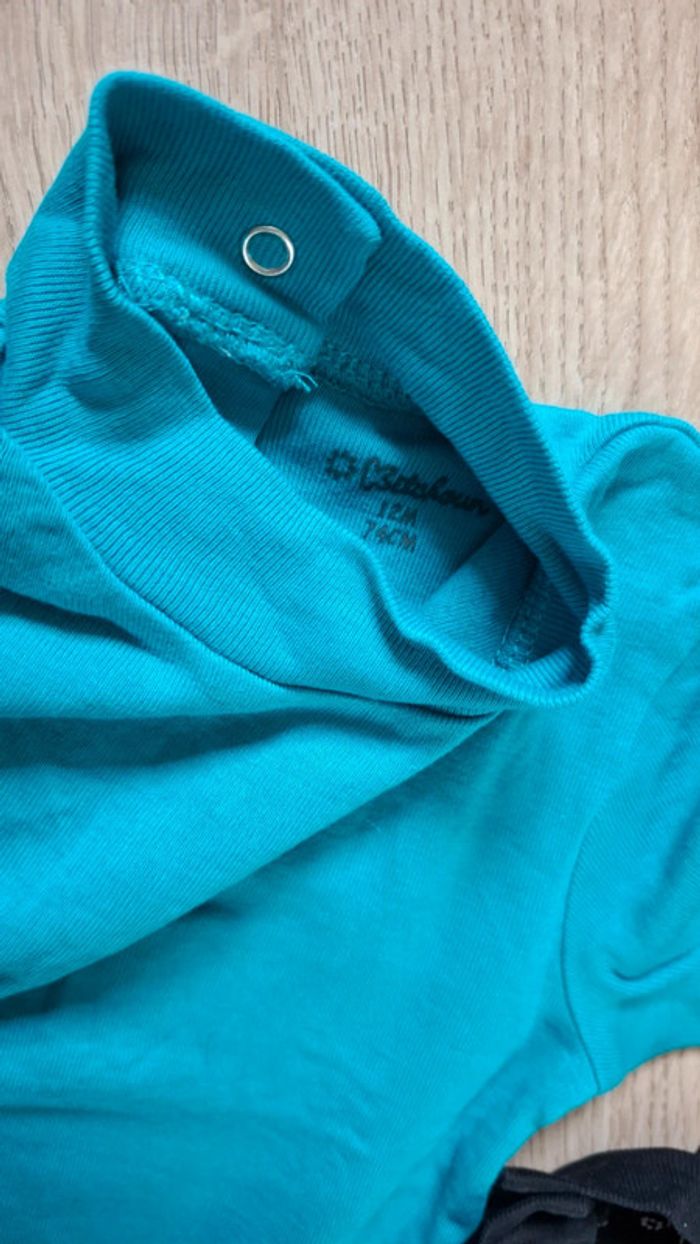 Lot 3 t-shirts ML 12mois NEUFS Kitchoun - photo numéro 5