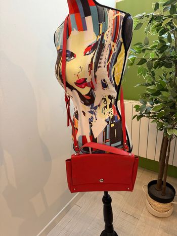 Sac à bandoulière en cuir Anna Virgili