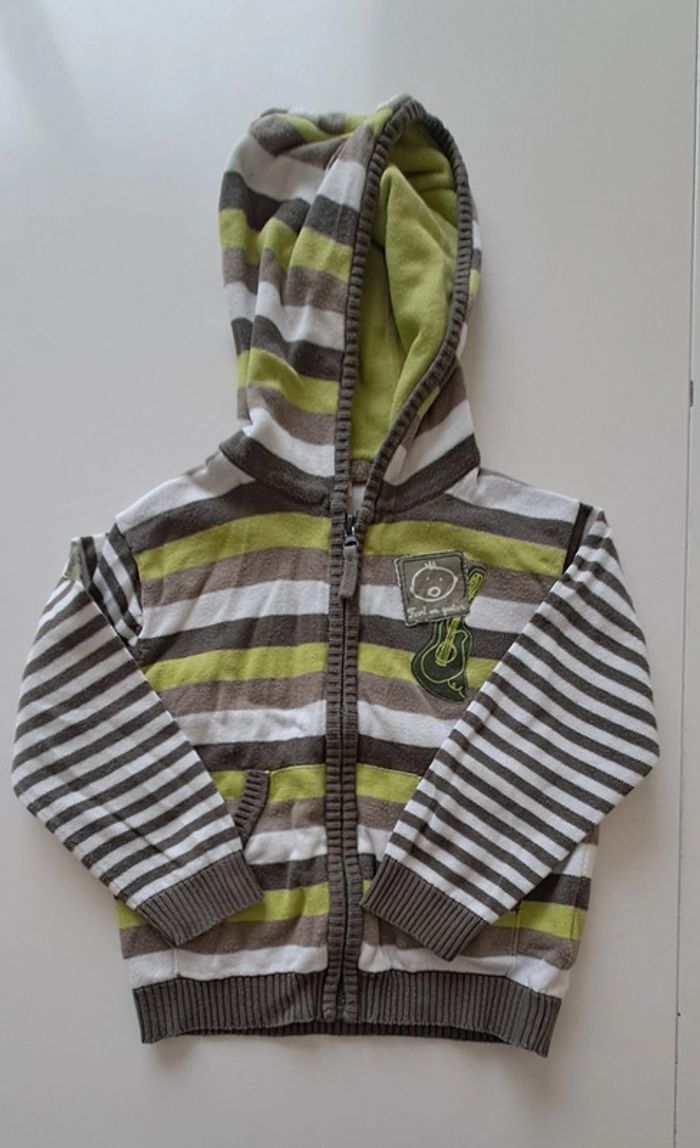 Gilet zippé avec capuche Orchestra 2 ans
