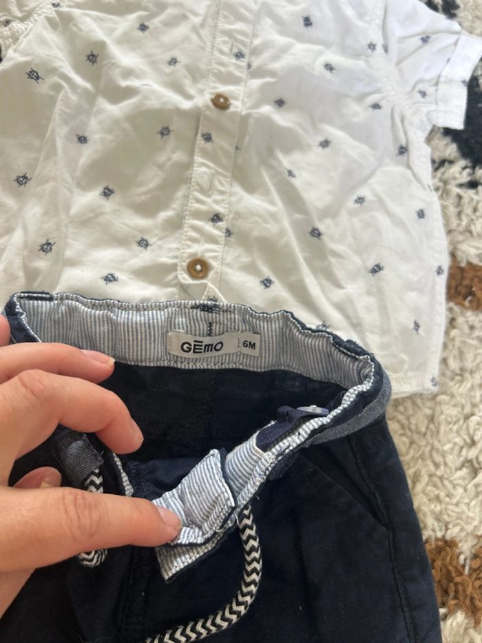 Ensemble chemise + short - photo numéro 2