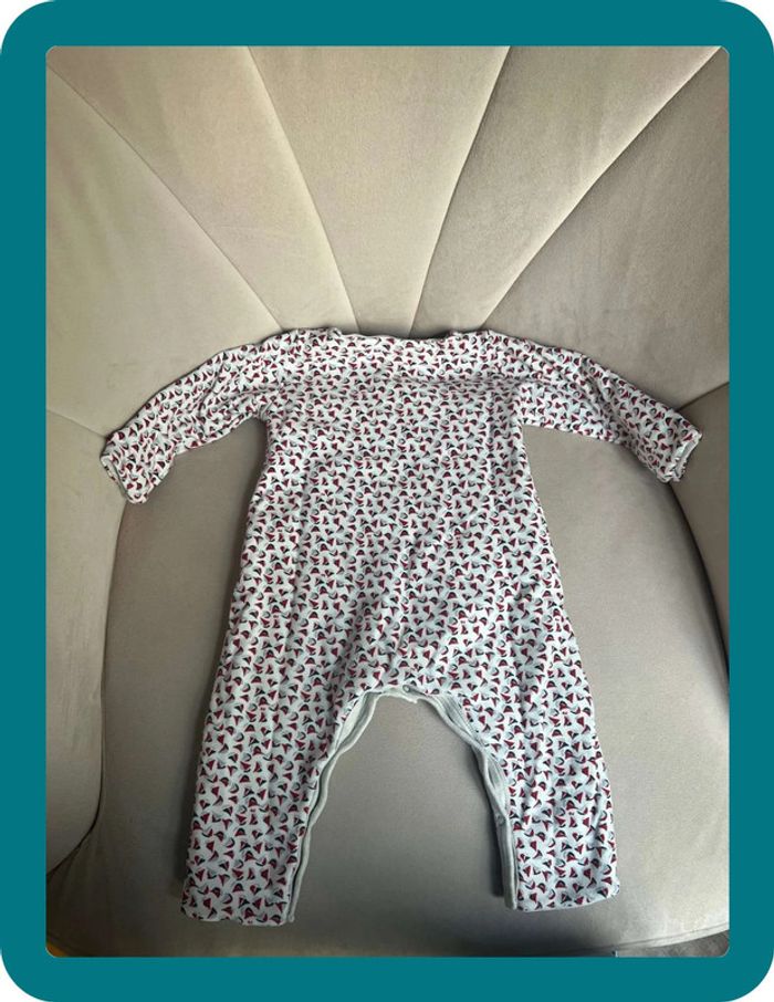 Combinaison épaisse doublée jersey à pression mixte 12 mois - Petit Bateau - photo numéro 6