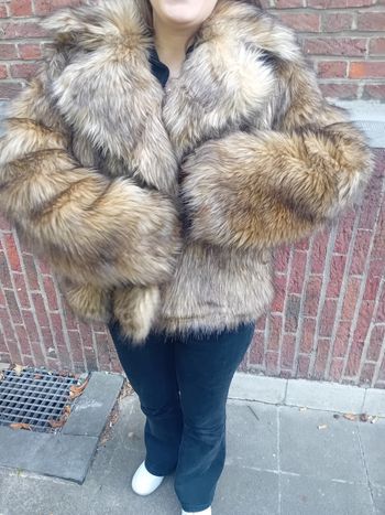 Veste en fausse fourrure