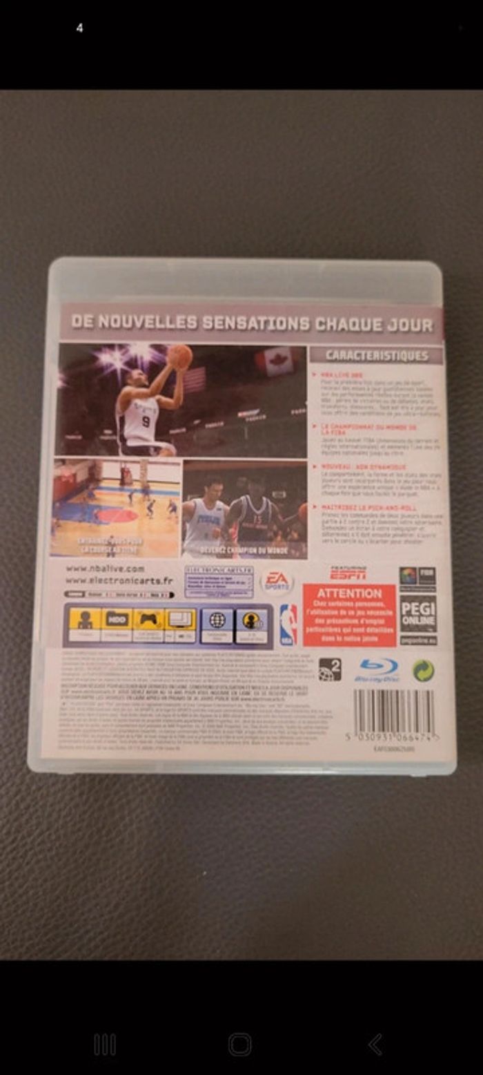 Jeu PS3 NBA live 09 - photo numéro 2