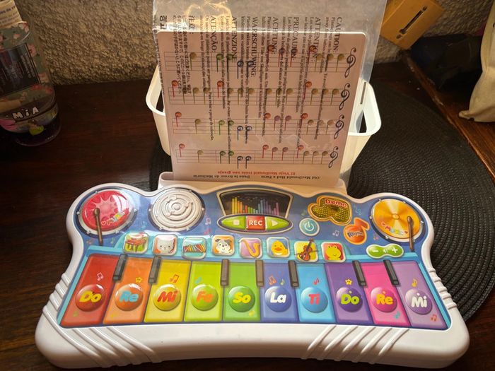 Jouet piano avec partition enfant - photo numéro 2
