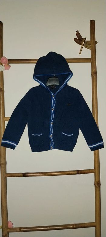 Cardigan/ Gilet à Capuche Mayoral chic état neuf Taille 2 ans