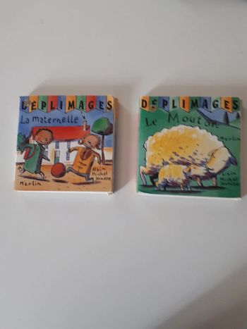 Lot 2 livres Déplimages la maternelle et le mouton