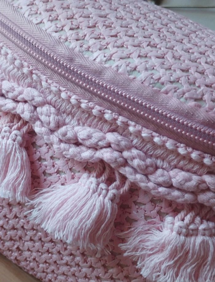 Sac banane  sacoche pompom crochet neuve - photo numéro 2