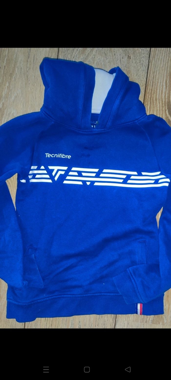 Lot 4 gilets pulls tennis taille 8 ans Babolat tecnifibre - photo numéro 6