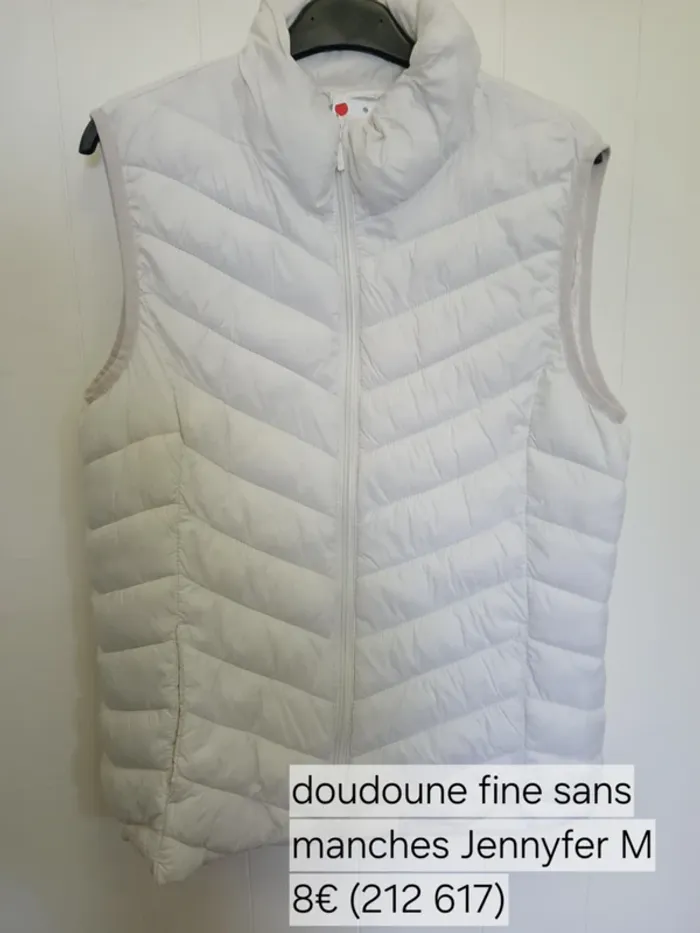 212617 doudoune sans manche fine M