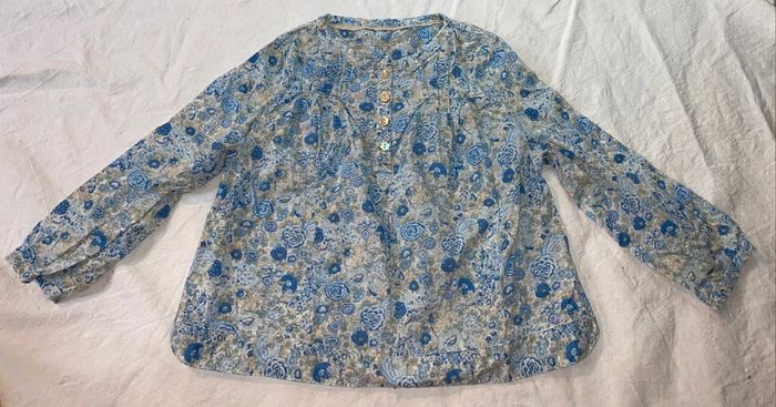 blouse Chateau de sable liberty 3 ans