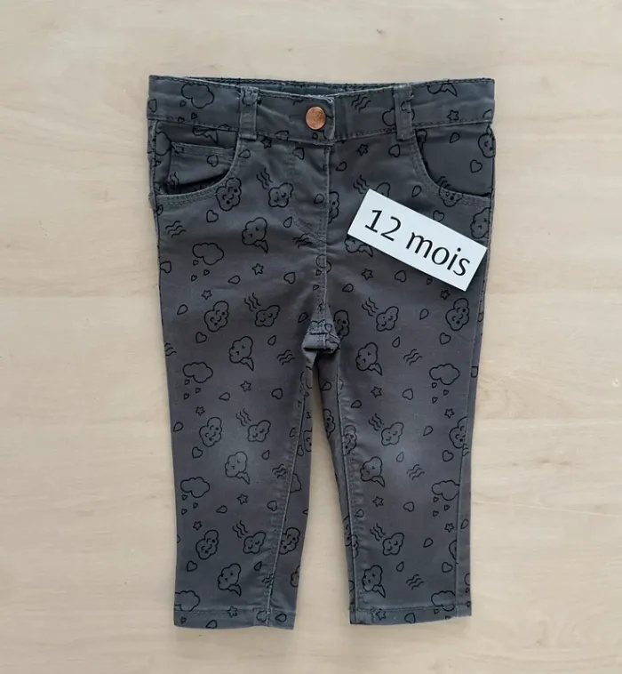 Jeans fille orchestra 12 mois 74 cm