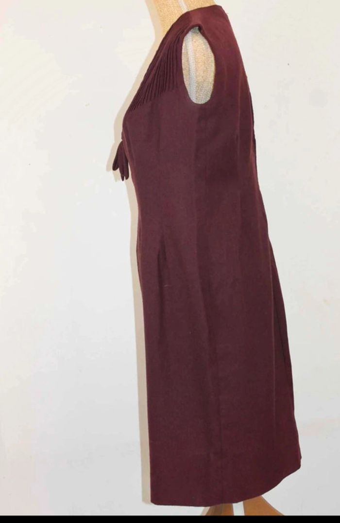 Robe - Lie de vin - Fait main - 44/46 - photo numéro 8