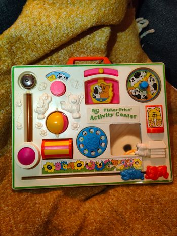 Tableau d'activité Fisher Price vintage 
