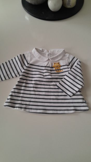 T shirt fille obaibi 3 mois