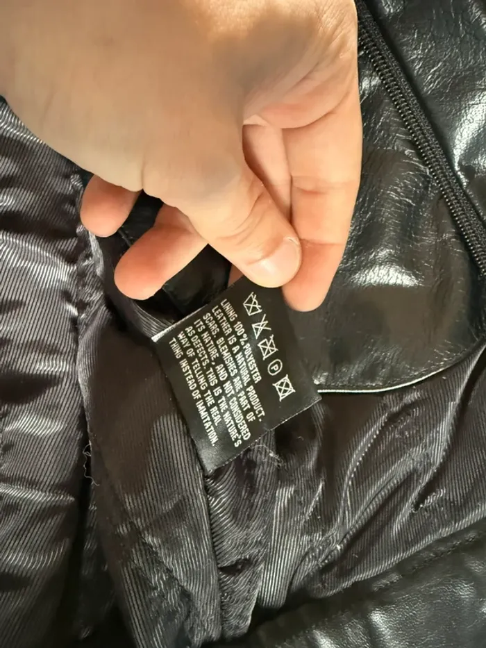 Veste en cuir noir Oryx - photo numéro 8