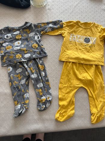 Lot de 2 pyjamas garçons