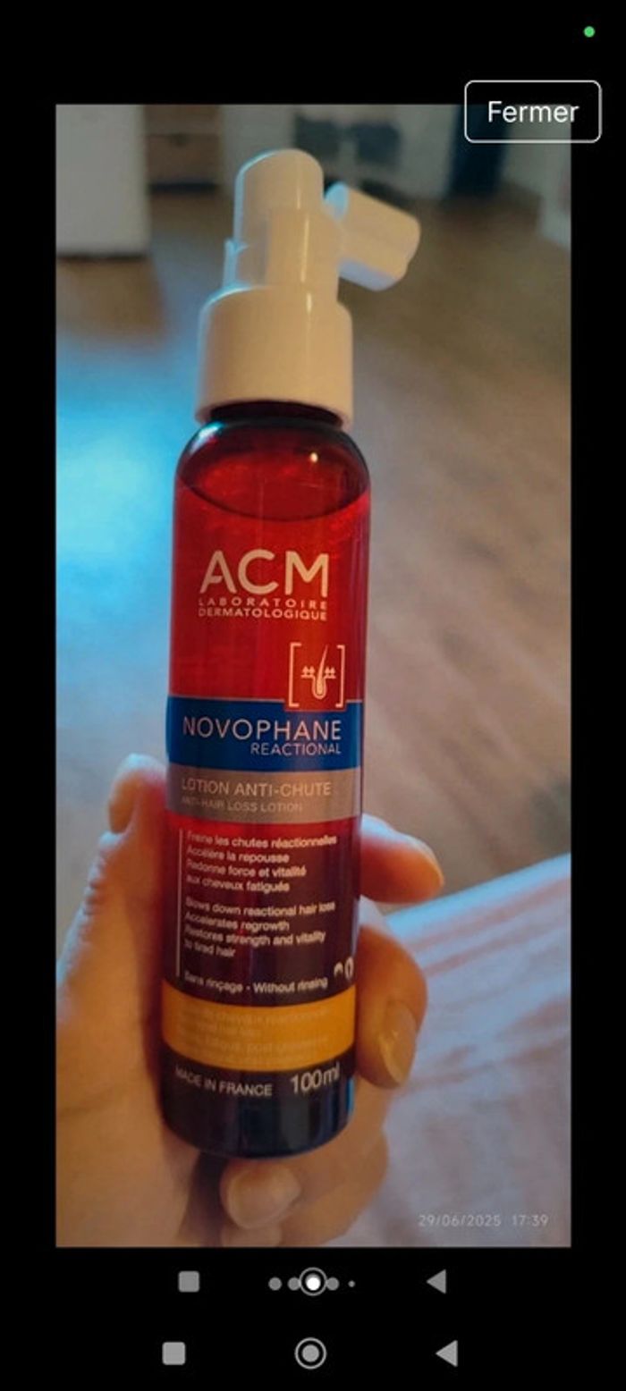 ACM Laboratoire Dermatologique
Lot Novophane Traitement Anti-Chute Shampooing + Lotion - photo numéro 3
