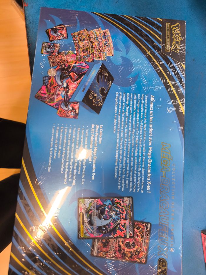 Coffret Pokémon mega Dracaufeu UPC ultra premium méga Dracaufeu neuf scellé ab prix fermeCoffret Pokémon mega Dracaufeu UPC ultra premium mégadracaufeu neuf scellé ab prix ferme - photo numéro 4