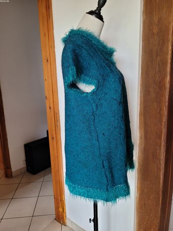 Tunique bleu canard pour l'hiver