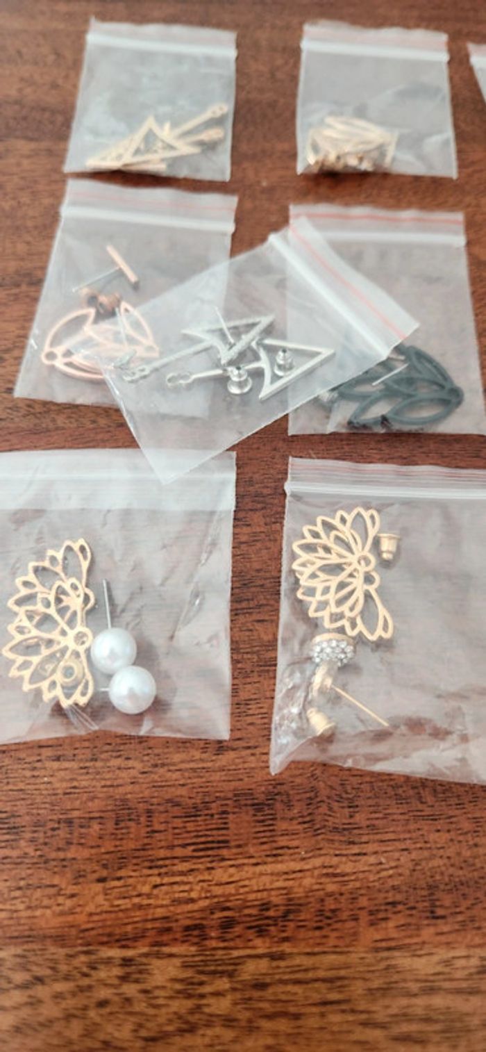 Lot x8 Sachets pour DIY Boucles d'oreilles - photo numéro 2