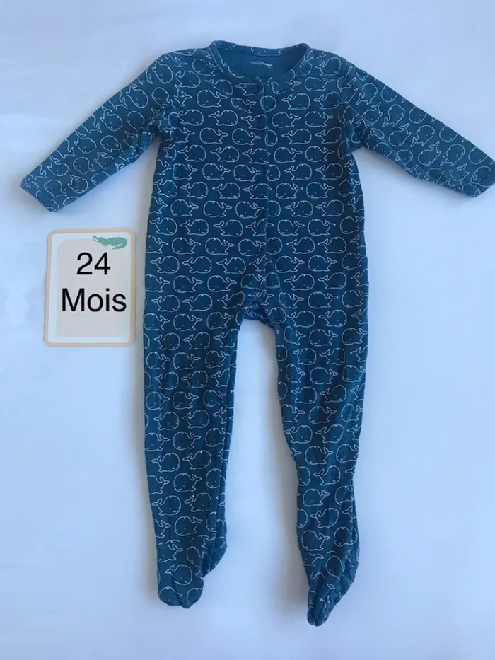Pyjama à ouverture devant
