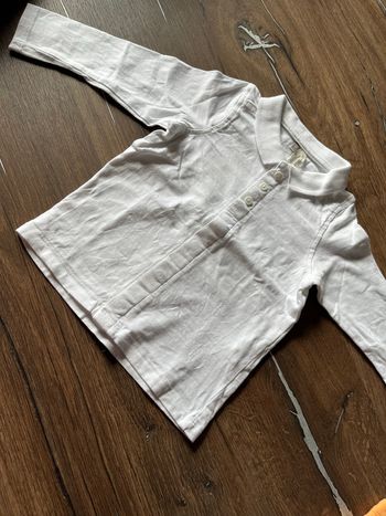 Polo blanc bébé garçon