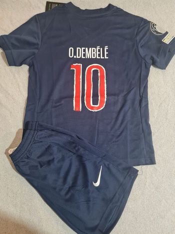 Ensemble football PSG - Dembele - 8 ans