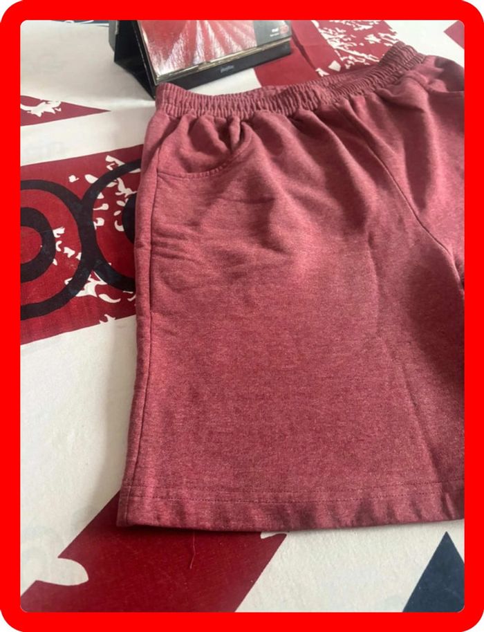 Short Oxford taille S rouge clair - photo numéro 3