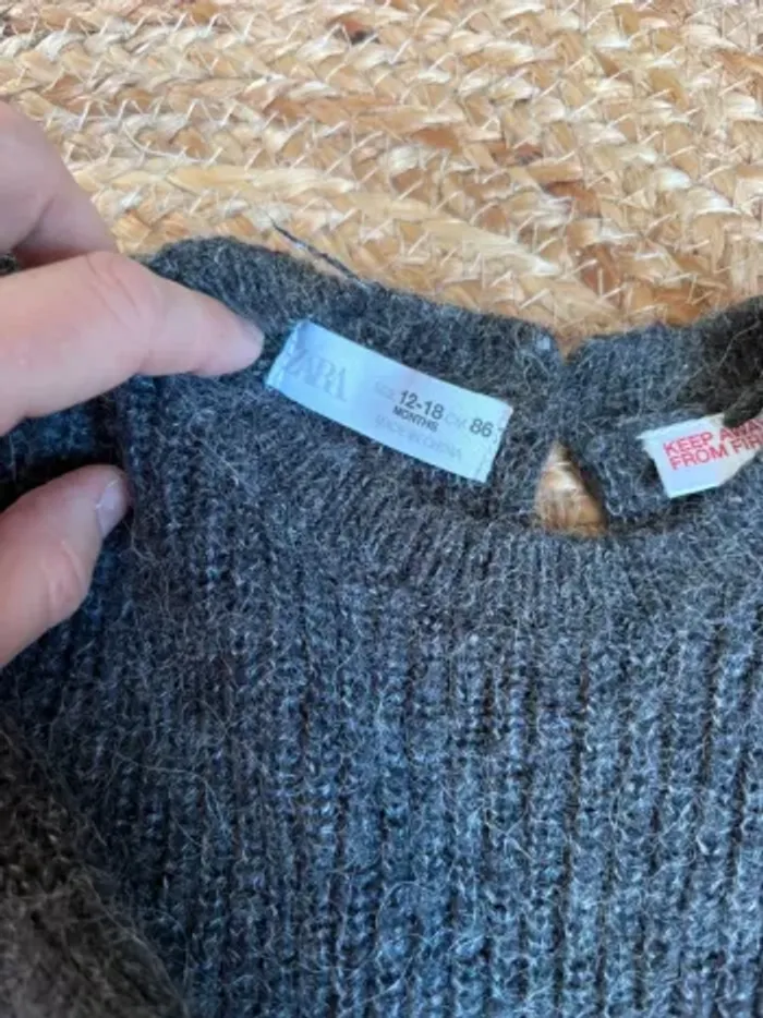 Robe bimatière Mango 12-18 mois tbe - photo numéro 3