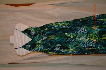 Robe verte d'été, taille unique