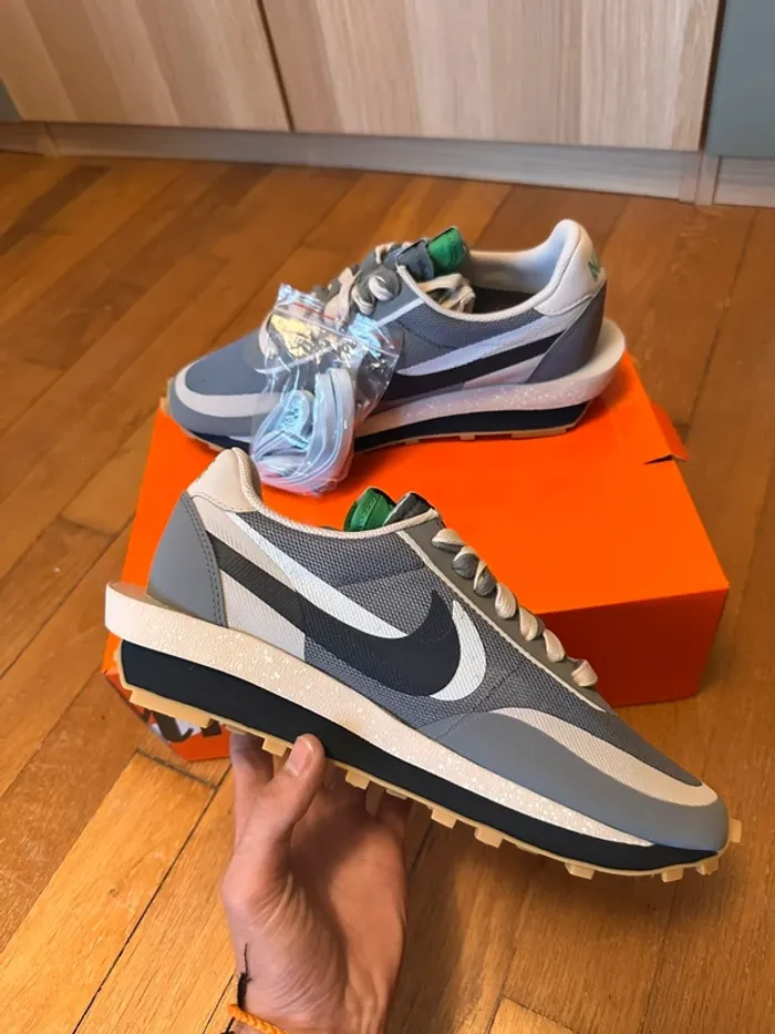 Sacai x Clot x LD Waffle gris 42,5 - photo numéro 4