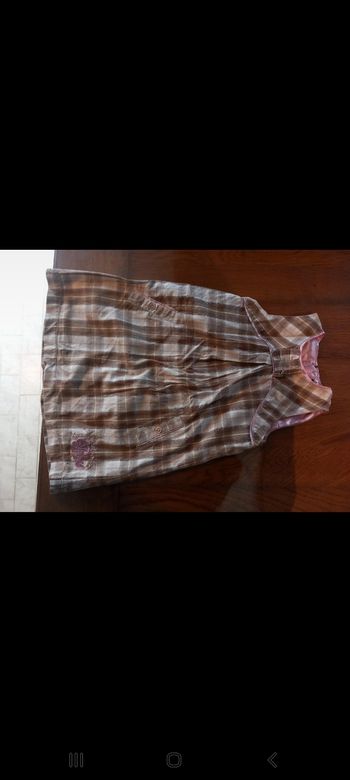 Robe à carreaux doublée (6 ans)