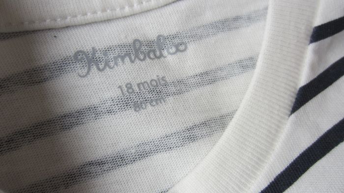 Tee shirt manches longues avec inscription : Super Héro comme papa. - photo numéro 3