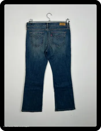 Jean Levi's Femme Low Bootcut Marine | W28 FR38 | Très Bon État | BP94