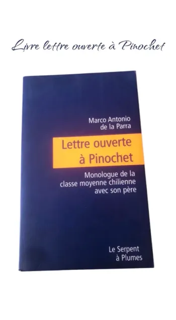 Livre lettre ouverte à Pinochet 📕