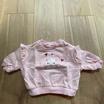 Pull bébé neuf Orchestra rose 3 mois