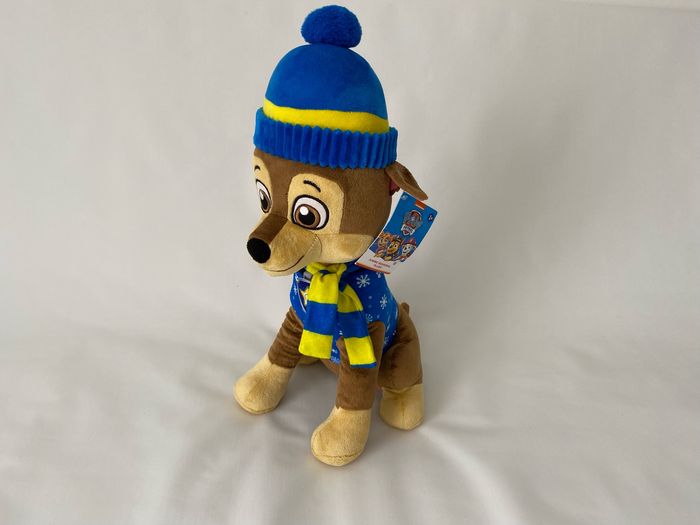 Peluche pat patrouille Chase 50 cm nickelodeon - photo numéro 2
