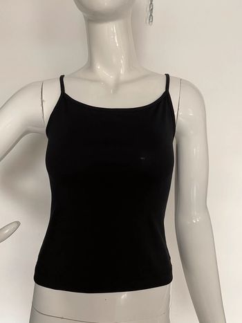 Top court  à fines bretelles 34/36 noir