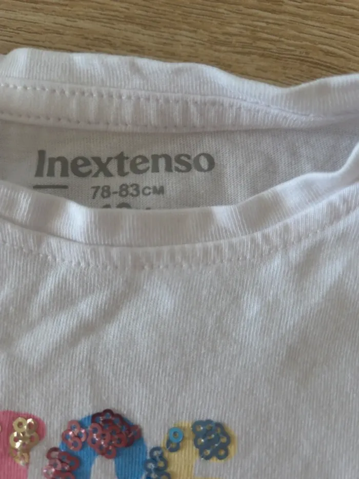 Tshirt blanc fille 12 mois - photo numéro 3
