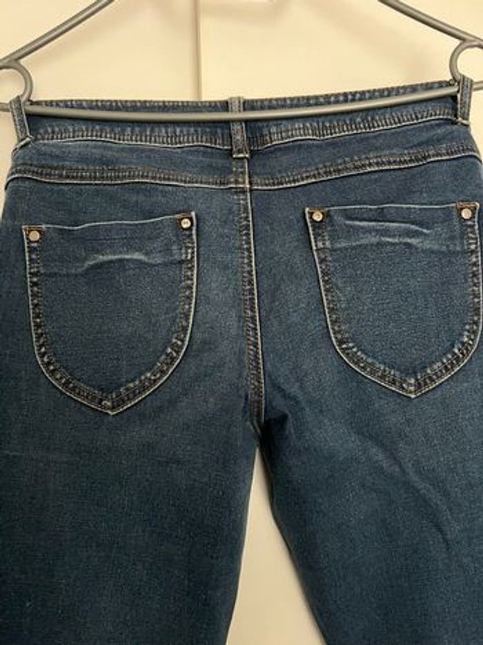 Jean skinny bleu brut Kwoman