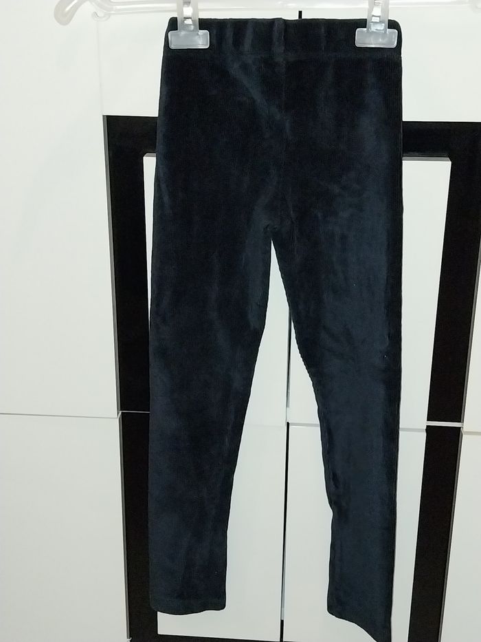 Leggins fille Orchestra  velours noir - photo numéro 2