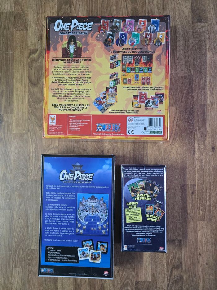 Lot 3  joués  de One Piece : Combat de Pirates neuf et emballé - photo numéro 2