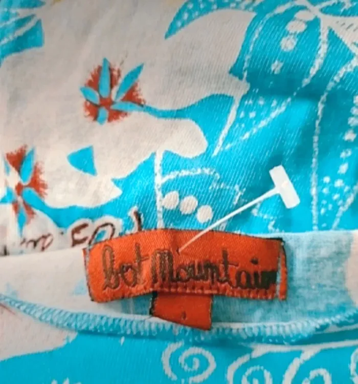 T-shirt imprimé exotique Best Mountain Taille 1 (38/40) Neuf - photo numéro 4