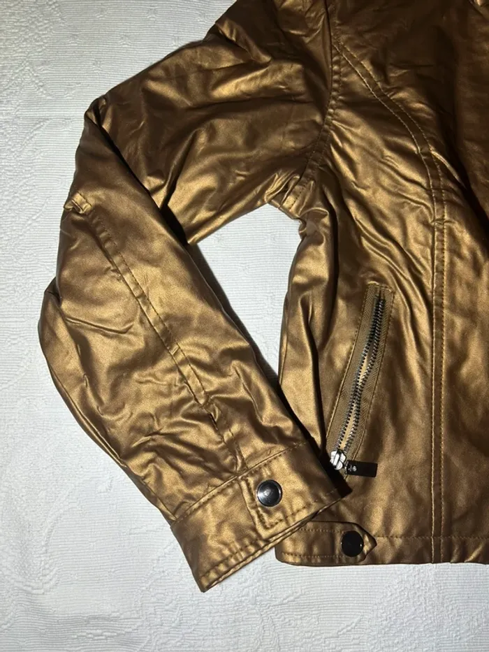 Veste vintage dorée x plains - photo numéro 2