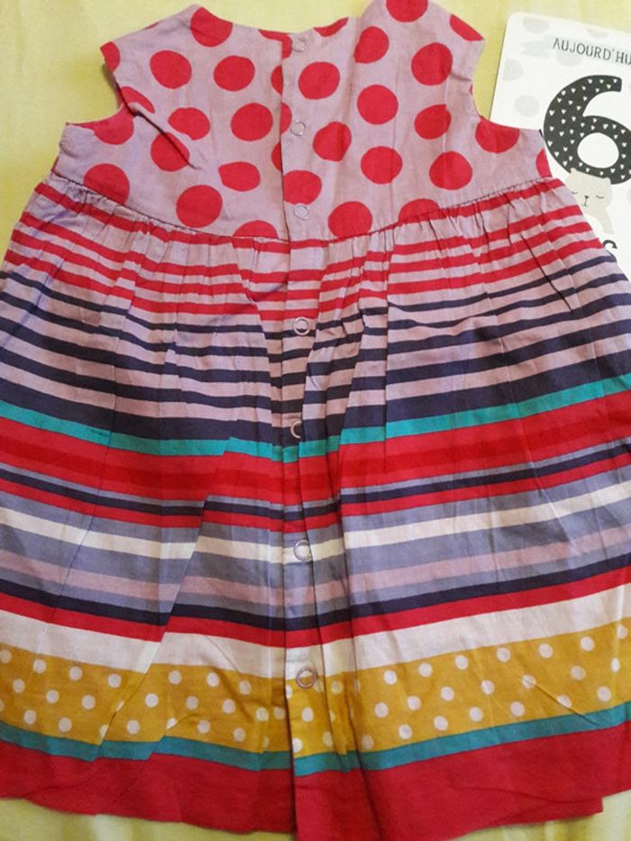 Robe graphique Catimini 6m neuve - photo numéro 3