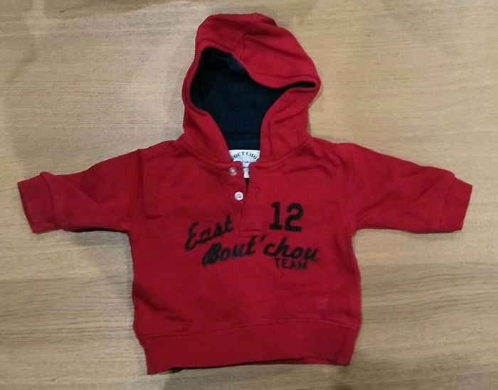 Pull sweat à capuche - 6 mois